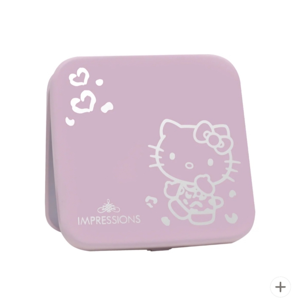 Hello Kitty® Supercute Compact Mirror with Magnification in Pink